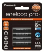 Pila Panasonic Recargable Eneloop Pro Aaa 4 Unidades 950 Mah - Imagen 3