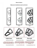 2 Par Bisagras Para Mueble Cajones 3filas De Zapato Negro 4u - Imagen 5