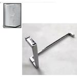 Tirador Manilla En L Mampara Vidrio 6a12mm Acero Inox 304