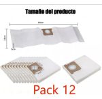 12 Bolsas Papel Para Karcher Mod Wd1 Mv1 Húmeda Y Seca - Imagen 2