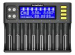 Cargador De Pilas Inteligente Liitokala Lii-s8 8 Puertos Bivolt 18650/21700/26700