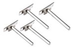Soporte Oculto Repisa Flotante 12,5cm 4 Piezas Inox