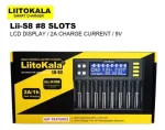 Cargador De Pilas Inteligente Liitokala Lii-s8 8 Puertos Bivolt 18650/21700/26700 - Imagen 3