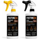 Sistema Para Oxidar Metal Patinox Efecto Pátina 2 Pasos 0.5l