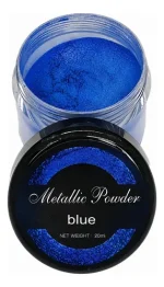 Pigmento En Polvo Para Resina Vela Uñas, Etc. 20 Ml Azul