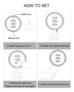 Cerradura Mueble Lockers Casilleros Con Clave - Imagen 5