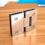 Bisagra Puerta Shower Vidrio 8 A 12m Vidrio A Vidrio 2un - Imagen 3