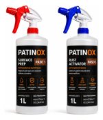 Sistema Para Oxidar Metal Patinox Efecto Pátina 2 Pasos 1l
