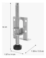 Patín Mueble Oculto Escritorio Retail 4un 10cm De Alto - Imagen 6
