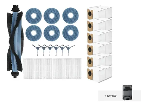 D_915932-MLC113457686420_072026-O.webp Kit De Accesorios 25pcs Para Aspiradora Eufy Omni C20 - Imagen 1