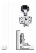 Bisagra Puerta De Vidrio Curva 4 A 6mm 1 Par Estantes Gabin - Imagen 4