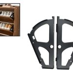 Bisagras Soportes Para Mueble Zapatero De 1 Fila 1par Negro