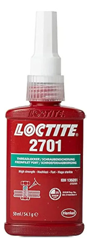 D_968040-MLC115204948089_072026-O.jpg Loctite 2701 Traba Perno Verde 50ml Viscosidad: 500 A 900 Mp - Imagen 1