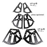 2 Par Bisagras Para Mueble Cajones 3filas De Zapato Negro 4u - Imagen 6