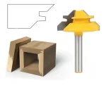 Fresa Madera Ensamble Cajón Machimbrado Vástago  1/4  45° 1/2 - Imagen 3