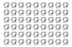 Tuerca Hexagonal M8 Acero Inoxidable, Pack 50 Unidades