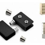 Bisagra Puerta Vidrio 8 A 12m Pivote 2un 20kg Alto Trafico