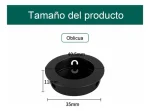 Pack 2un Tirador Embutido Redondo Asa 41mm Acero Inox 304 - Imagen 2