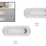 Tirador Asa Ovalada Para Muebles 120mm X 2unidades