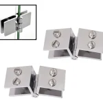 2u Bisagra De Vidrio De La Puerta De 180 Grados Vidrio 5-8mm