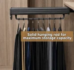 Colgador Organizador Extraíble 45cm Closet Cierre Suave - Imagen 7