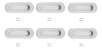 Asa Tirador Ovalada Para Muebles 120mm X 6unidades