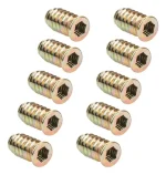 20u Inserto Roscado M8x20mm Hexagonal Con Tope 20 Unidades - Imagen 5