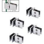 Bisagra 90° Para Puerta De Vidrio 5-8mm, Gabinete Esquina 4u