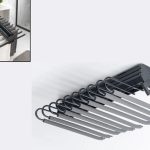 Organizador De Baño Para Toallas Extraible 45cm 10colgadores