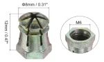 Tornillo De Expansión M6 Tuerca Preinsertada Hexagonal 10u - Imagen 4