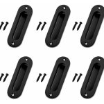Tirador Embutido Ovalada Acero Inoxidable 304 120mm 6un