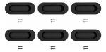 12unidades Tirador Asa Ovalada Para Muebles 120mm Negro - Imagen 7