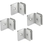 4u Abrazadera De Acero Inoxidable Para Puerta De Ducha