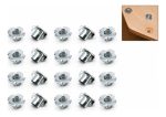 Tuerca Araña/anclaje M10 Inserto Para Patín Para Muebles 20u