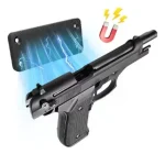 Soporte Magnético Pistola Revolver Arma Univ 15lb Neodimio - Imagen 3
