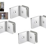 Set 4un Abrazadera De Acero Inoxidable Para Puerta De Ducha