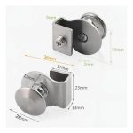Tirador Para Puerta Vidrio Sobrepuesta 6 Unidades - Imagen 2