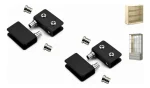 Bisagra Puerta Vidrio 8 A 12mm Pivote 4u 20kg Alto Trafico