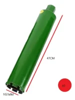 Broca Testiguera Diamantada Para Concreto 102mm X 470mm 8t - Imagen 2