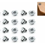 Inserto Para Patín Tuerca Araña/anclaje Para Muebles M8 20u