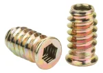 20u Inserto Roscado M8x20mm Hexagonal Con Tope 20 Unidades - Imagen 4