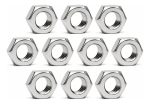 Tuerca Hexagonal M10 Acero Inoxidable Pack 10 Unidades