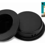 Pack 2un Tirador Embutido Redondo Asa 41mm Acero Inox 304