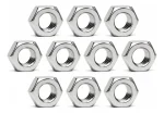 Tuerca Hexagonal M6 Acero Inoxidable 50 Unidades