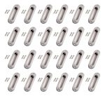 Pack 24 Tirador Asa Embutido Ovalada Para Closet 120 X 41mm