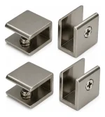 Pack 4u Soporte Repisa Cromado Bruñido Estante Vidrio 6a10mm