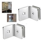 2u Abrazadera De Acero Inoxidable Para Puerta De Ducha