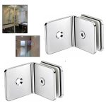 2u Abrazadera De Acero Inoxidable Para Puerta De Ducha