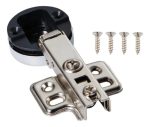 2un Bisagra Recta Puerta De Vidrio 5 A 8mm Estantes Gabinete - Imagen 6