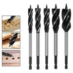 Broca Madera Bigas Helicoidal Vástago Taladro 5pcs 26 A 35mm